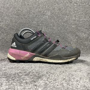 ADIDAS Terrex Boost B44424 Black Purple Outdoor Hiking Trail Shoes Womens Sz 8.5
